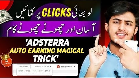 Adsterra Magical Method | High CPM Method | Direct Link