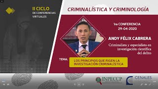 Tema: Los principios que rigen las investigación criminalística