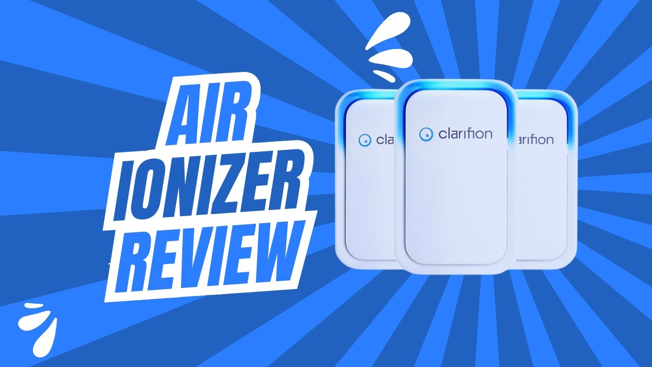 Clarifion air ionizer review efficient air purification youtube