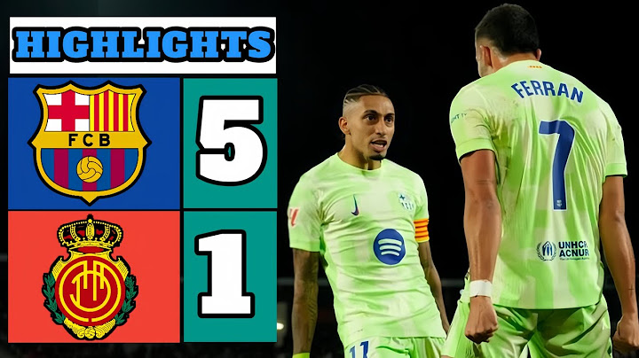 Barcelona vs mallorca 5-1 || Highlights and All Goals // La Liga 2024/2025 \HD