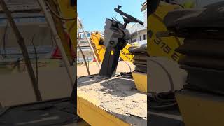 Caterpillar soil compactor repair work #caterpillar #constructionequipment