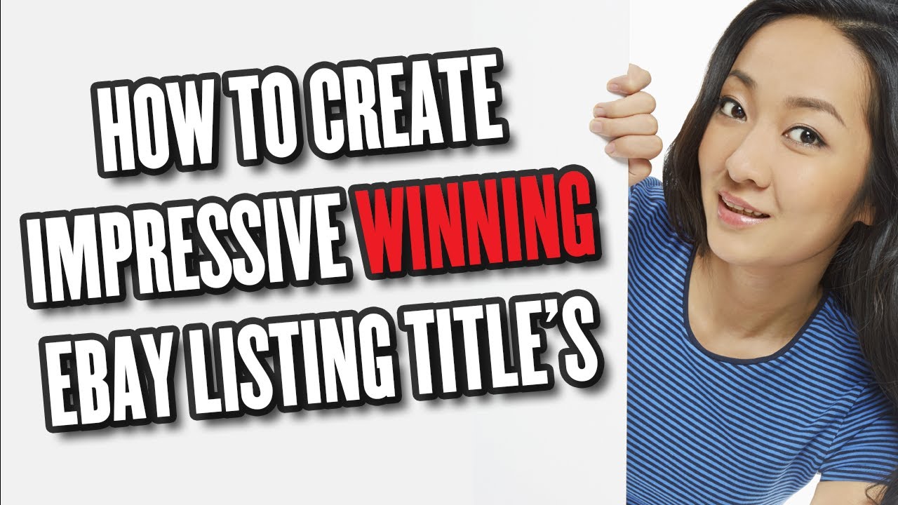 How To Create eBay Titles New eBay listing Tool dropshipping 🔴 YouTube