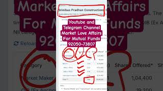 Srinibas Pradhan Constructions SME IPO - 2nd Day Subscription Status + GMP #SrinibasIPO #SPCLIPO