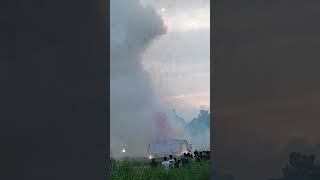 Perang Petasan Di Desa Pangurayan Kecamatan Proppo Pamekasan Madura