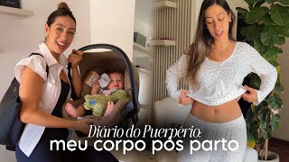 CORPO 4 MESES pós PARTO, tô com ESTRIAS, SAINDO SOZINHA com o BEBÊ e PILATES 🌟💖 Cacá Anjos