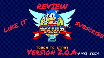 Review Sonic 2 SMS remake 2.0.A (Beta 8) (English version)