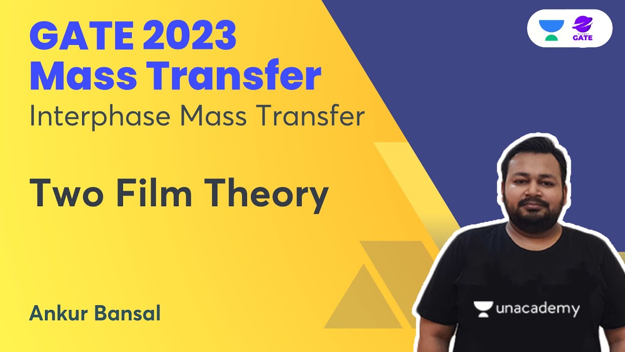 Two Film Theory | Interphase Mass Transfer | GATE 2023 | Mass Transfer | Ankur Bansal