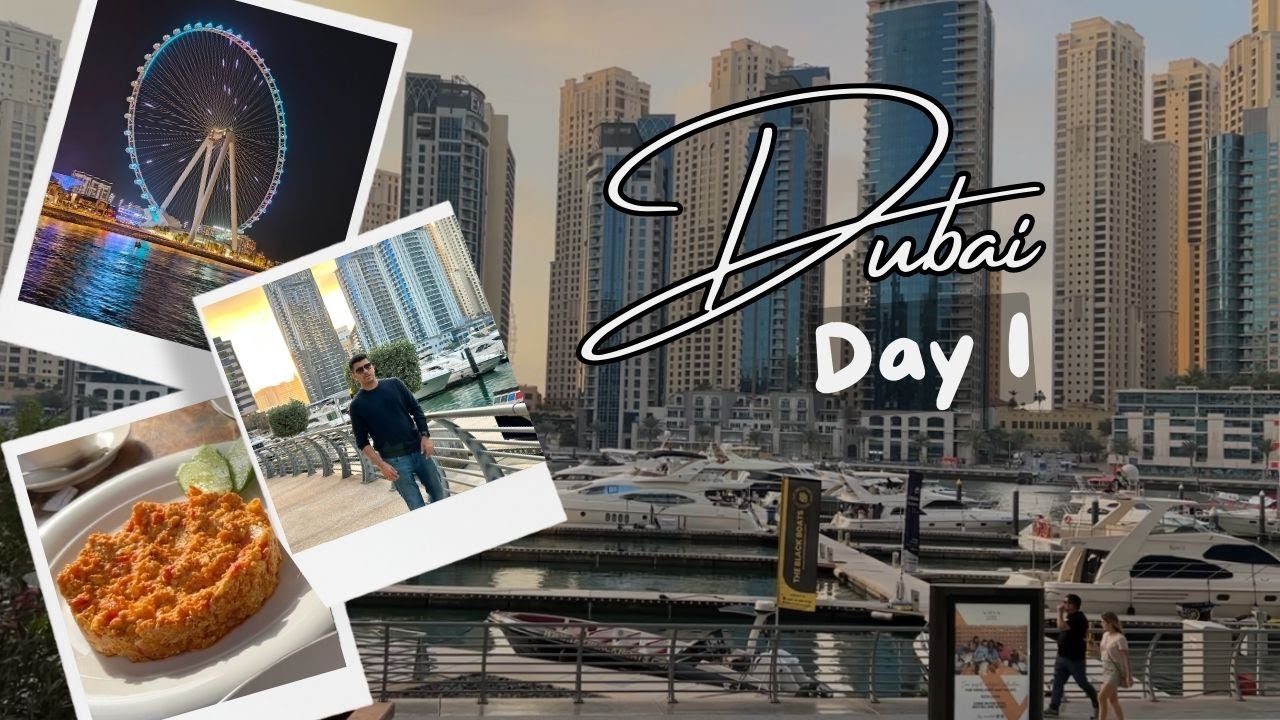 Dubai Cars, Skyline, and Dhow Cruise 😍😍 | Day 1 in Dubai | The MaHi Way | Vlog #55