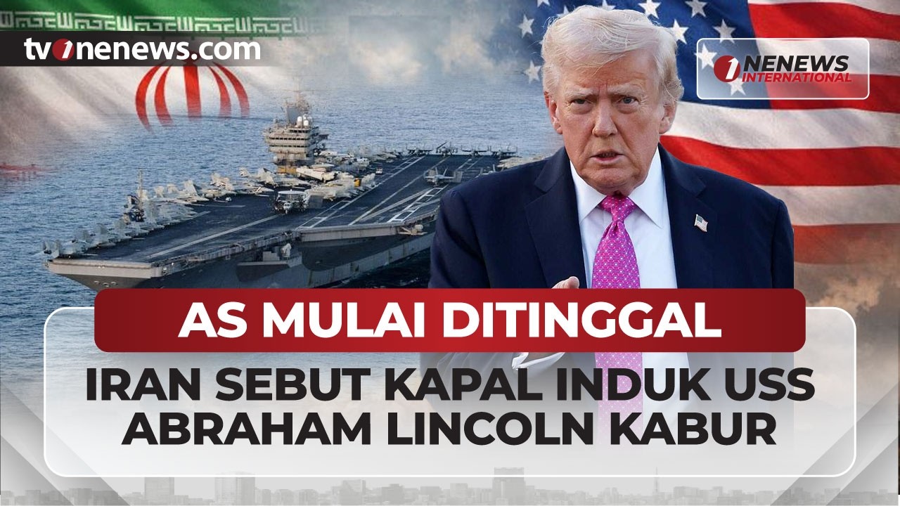 [LIVE]🔴Waduh! Kapal Induk AS Kabur Dari Iran, Trump Ditinggal Sekutu | OneNews Internasional