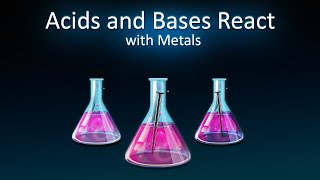 How do acids and bases react with metals || 3D animated video || class 10th || Acids, Base and Salt
