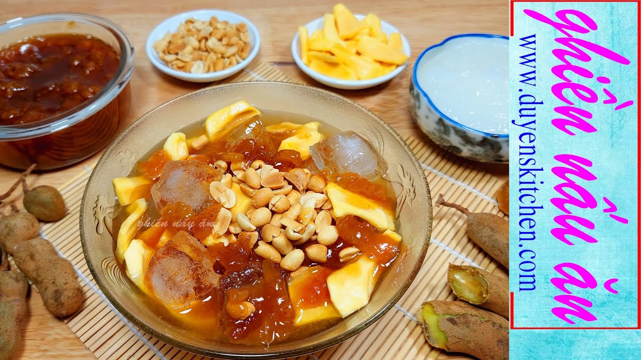 Làm Đá Me Tô Full Topping | Đá Me Rim Đường Thốt Nốt By Duyen's Kitchen ...
