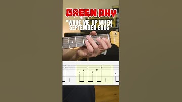Thumbnail of How to Play Wake Me Up When September Ends by Green Day - Easy Guitar Tabs Tutorial