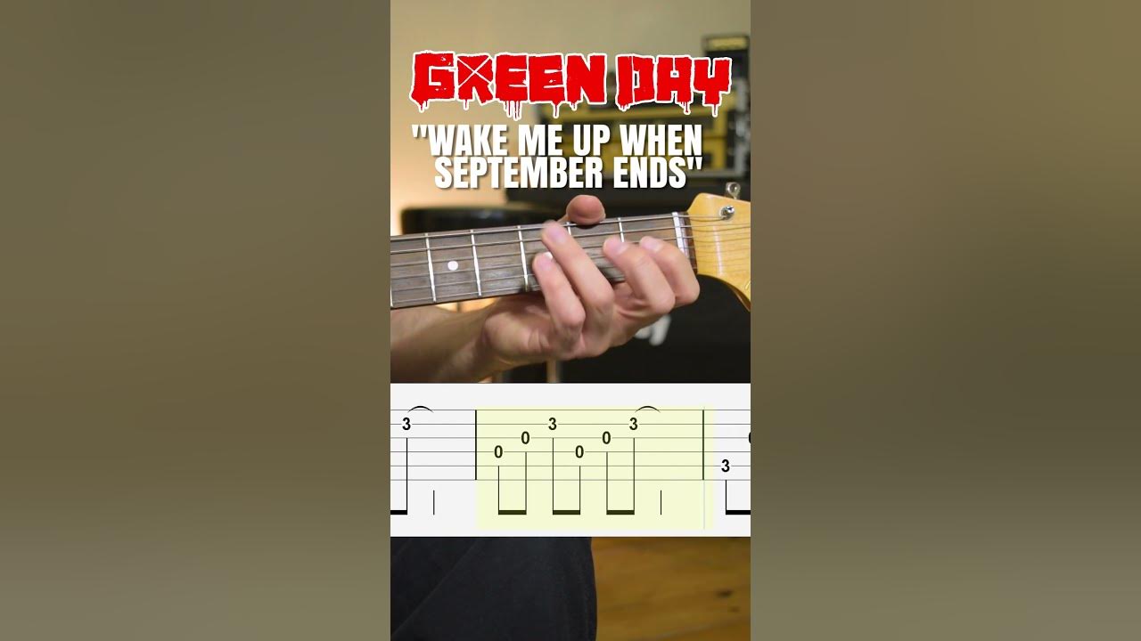 How to Play Wake Me Up When September Ends by Green Day - Easy Guitar Tabs Tutorial
