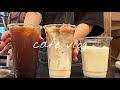 [cafe vlog] #02 韓国のカフェでバイトする日本人の日常,한국 카페에서 알바하는 일본인의 일상,음료제조,카페브이로그