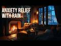 Gentle Piano Music with Falling Rain for Anxiety Relief and Better Focus