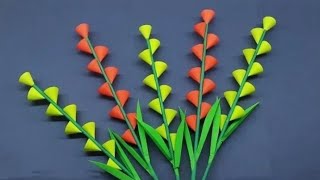 Paper Flower Making | কাগজের ফুল বানানো | Easy Paper Craft #Shorts
