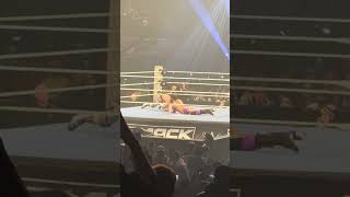End of the Carmelo Hayes vs Leon Slater match #smackdown #ustitle
