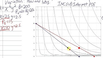 Income/substitution effects, compensating/equivalent variation: Interpretation