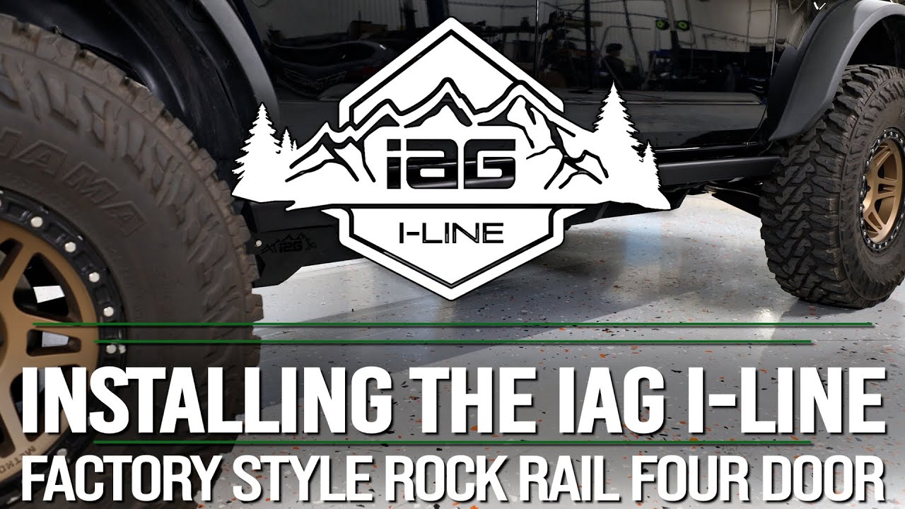 IAG I-Line Factory Style Rock Rail 2021 Ford Bronco Four Door Install ...