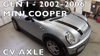 Free Cv Boot Replacement Mini Cooper