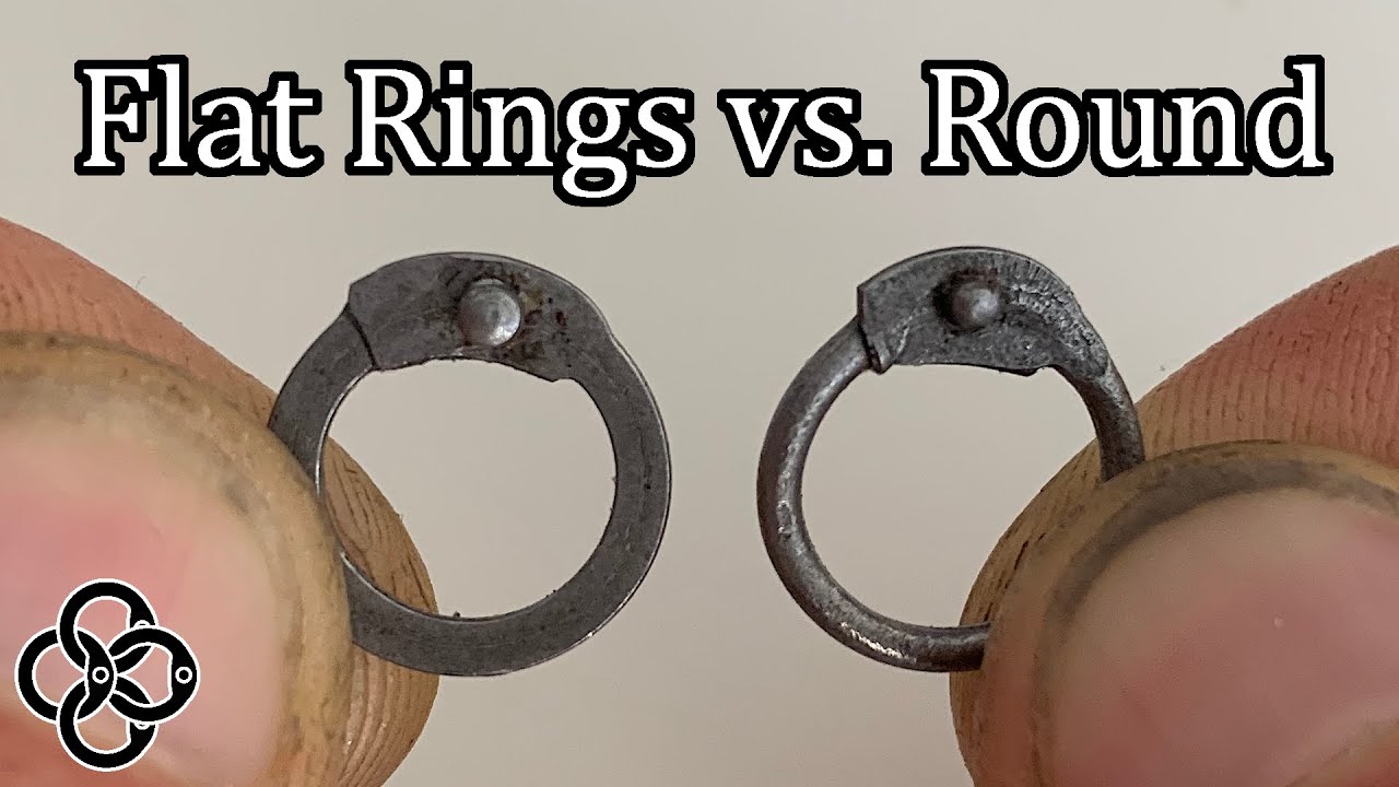 Chainmail Rings - Were they Flat or Round? 