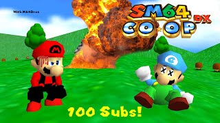 Sm64 Coop Dx Gorehard Mode Funny Moments 100 Subscriber Special Featuring M64Bros