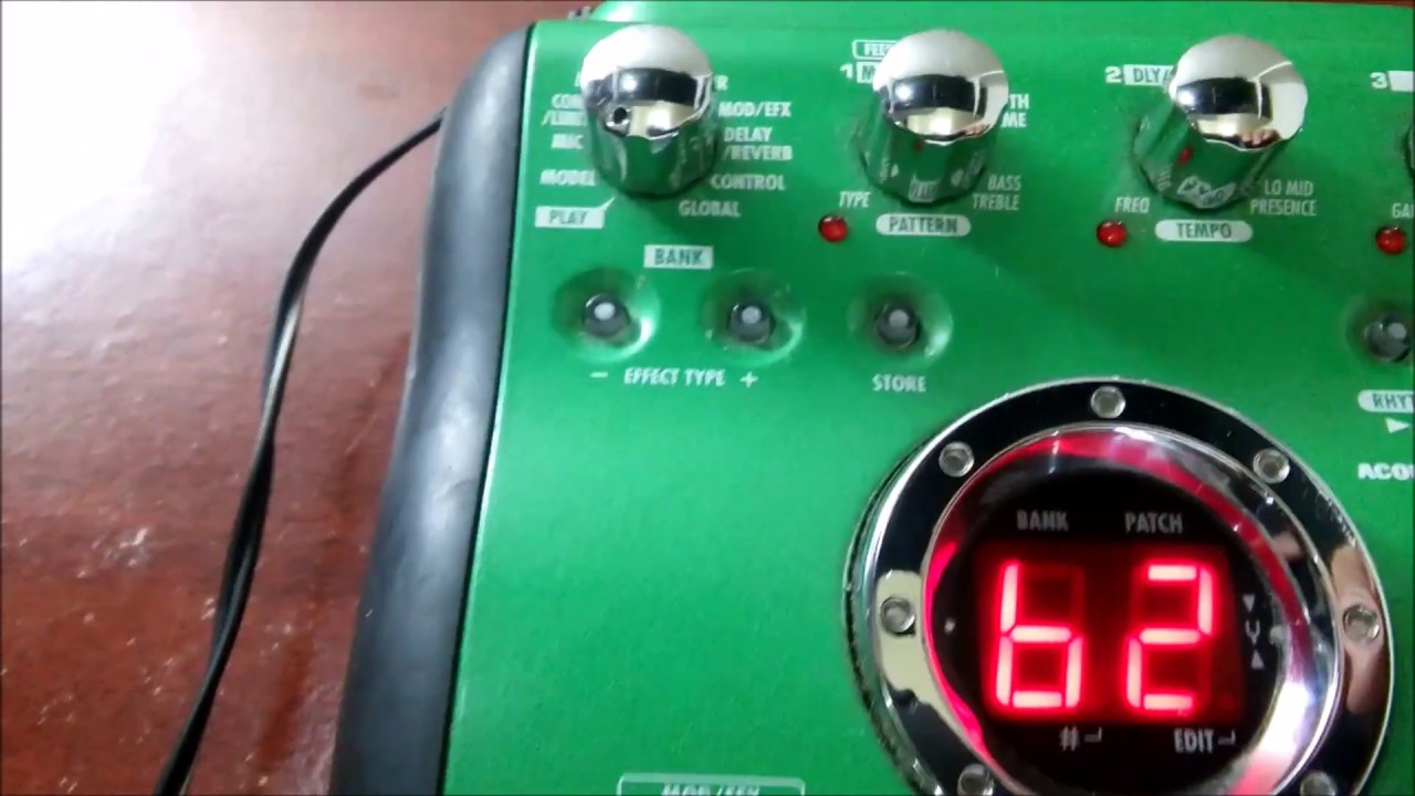 Zoom A2 Como salvar efeitos e como fazer reset YouTube