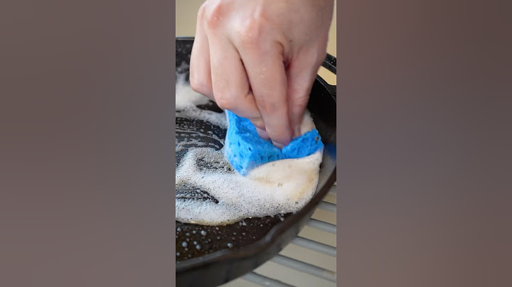 CLEAN CAST IRON WITH SOAP?!?!