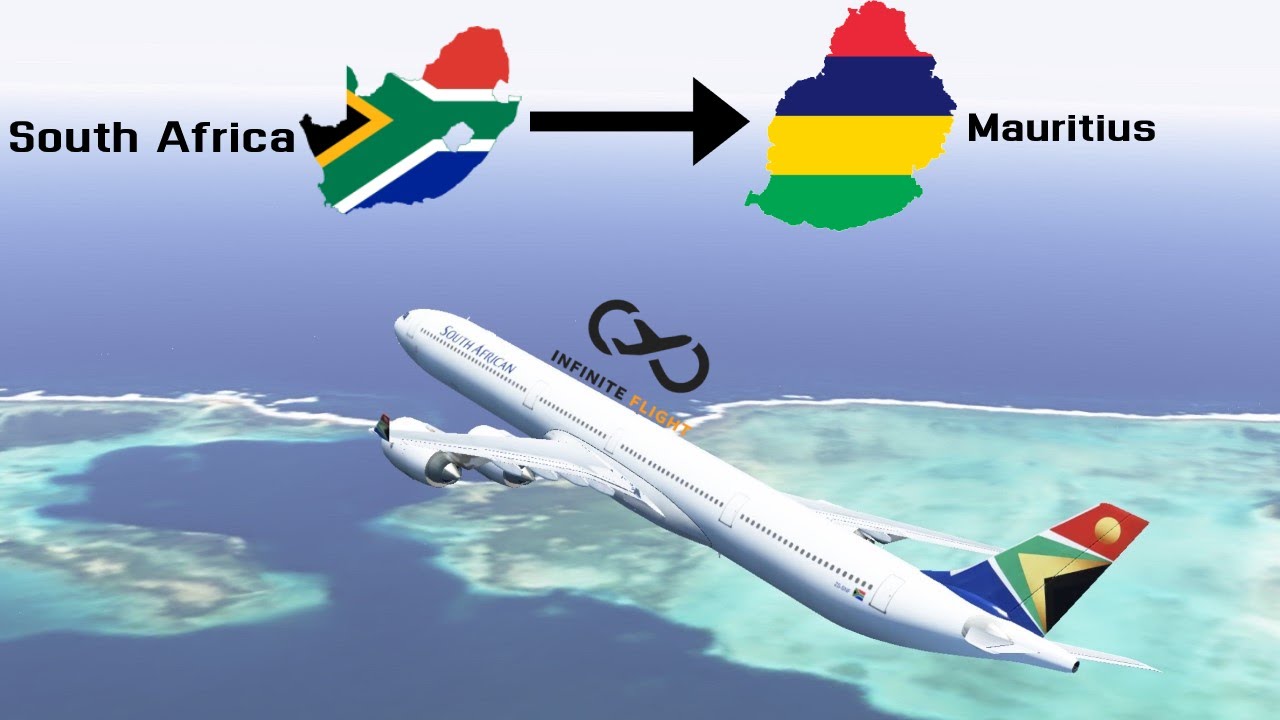 Infinite Flight Johannesburg Mauritius Saa A340 600 Youtube