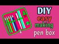 DIY making a pen box with color paper. Rifat Diy Crafts. #viral #viralvideo #rifatdiycrafts #crafts