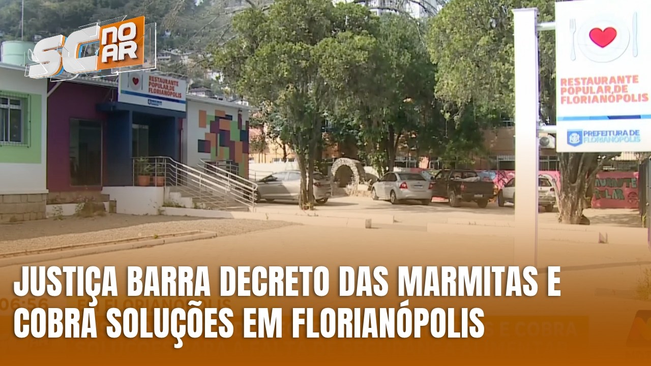 Florianópolis tem nova suspensão do decreto sobre distribuição de marmitas