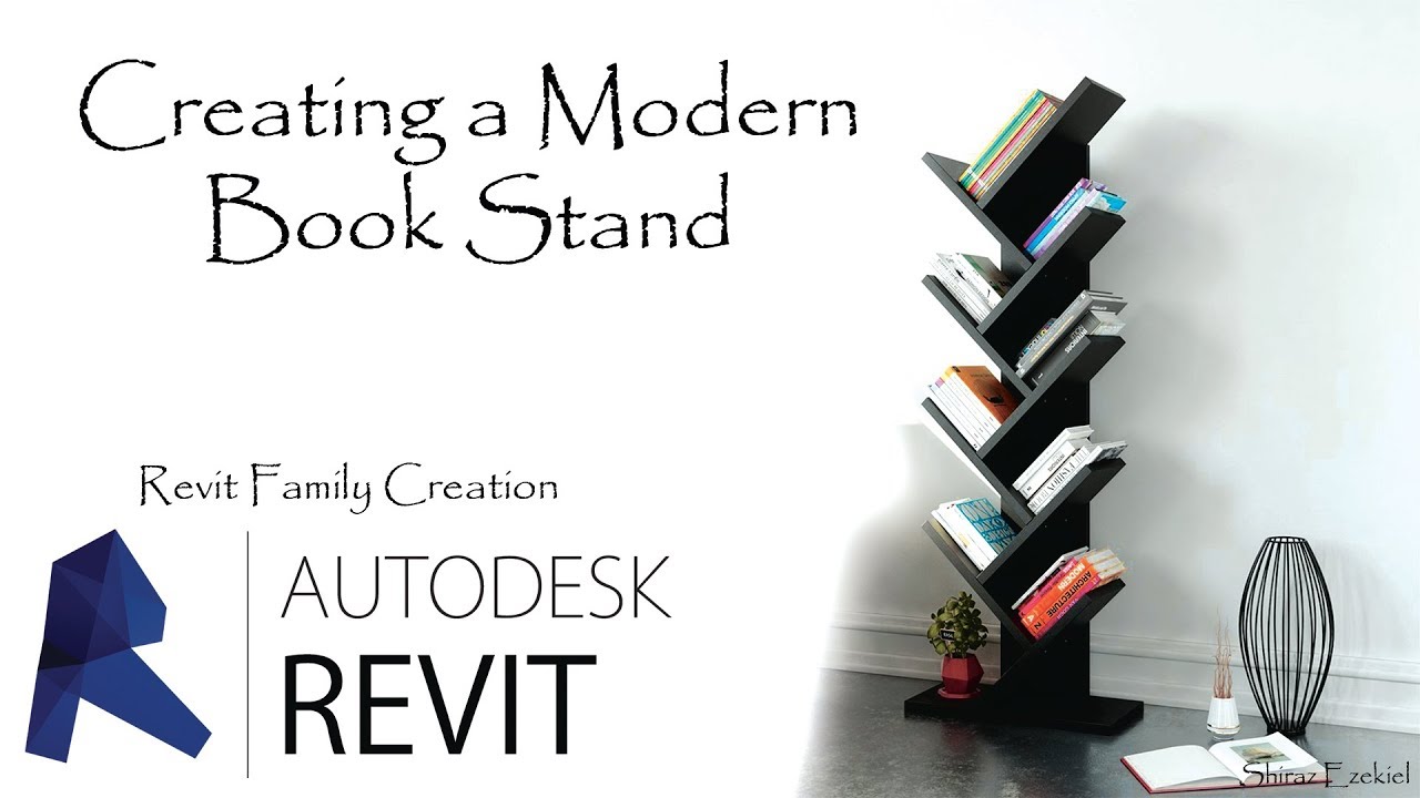 Family Creations: Creating a Modern Book Stand in Revit 2018 - YouTube