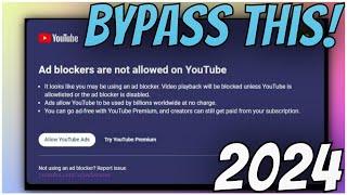 youtube anti adblock fix & bypass - 2024 update