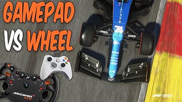 Can I beat myself with a gamepad in F1 2021 | Direct Drive wheel VS Gamepad