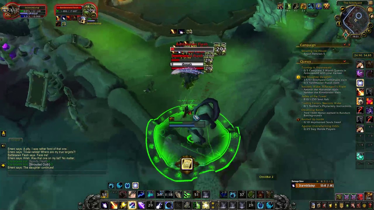 The Slaughter Daughter Quest WoW Shadowlands (Covenant Necrolords