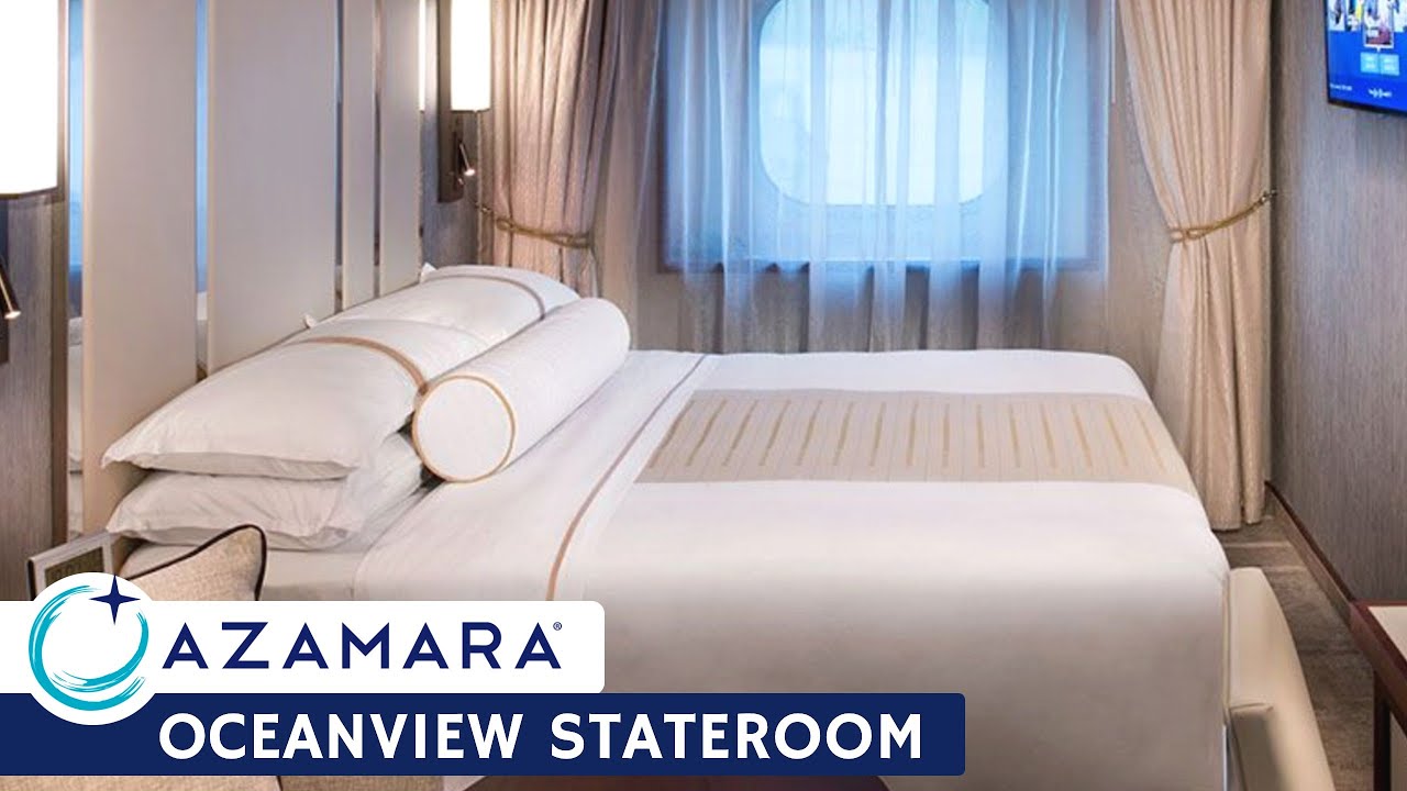 Azamara Onward | Secret Oceanview Stateroom Tour & Review 4K | Azamara Club Cruises