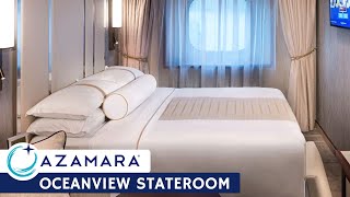 Azamara Onward | Secret Oceanview Stateroom Tour & Review 4K | Azamara Club Cruises