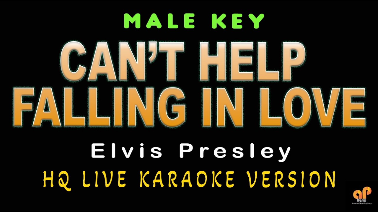 CAN'T HELP FALLING IN LOVE - Elvis Presley | RnB Jazz (HQ KARAOKE VERSION)