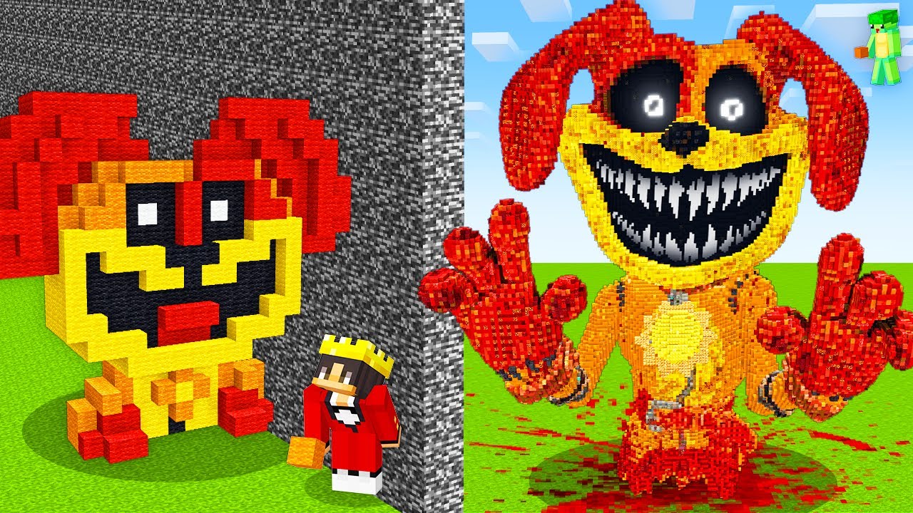 I Cheated with //SCARE in POPPY PLAYTIME Build Challenge in Minecraft