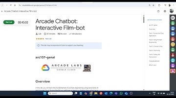 Arcade Chatbot: Interactieve filmbot || Laboplossing || Google Cloud Arcade 2025