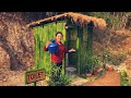 Woman Builds an Outdoor Bathroom from Bamboo — Alone