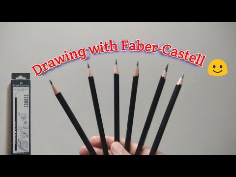 Drawing using Faber  castell  pencil   Are these pencil 