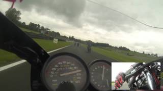 Oulton park onboard TZR 250 with speedo