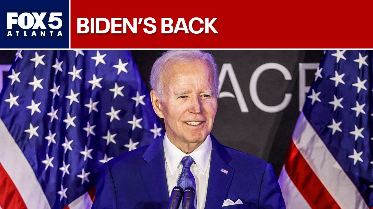 Biden gives first talk since leaving office (full) | FOX 5 News - YouTube