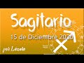 SAGITARIO Horóscopo de hoy 15 de diciembre 2020