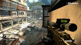 COD: Ghosts Insane Trickshotting Spot on the Map Flooded! (Read Description)
