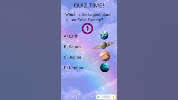 🌌 Which is the Largest Planet in Our Solar System? | GK Quiz Shorts 🪐✨