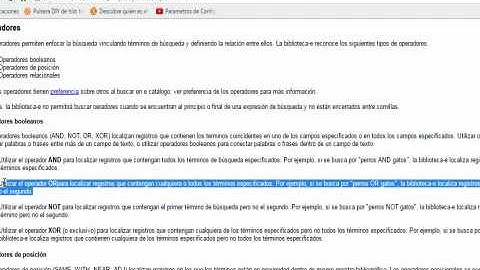 OPERADORES NOT AND OR