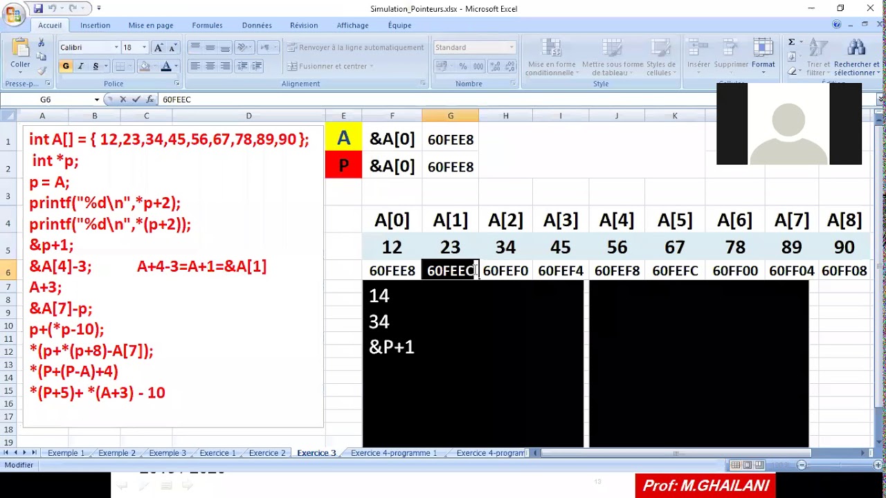 Pointeurs et Tableaux en C (3)