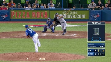 TB@TOR: Longoria lines an RBI double to left-center